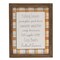 Autumn Plaque with Wooden Frame Orange and Ivory Fall Words Sign for Seasonal Home Decor